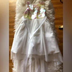 Rare editions church wedding floral girl dress